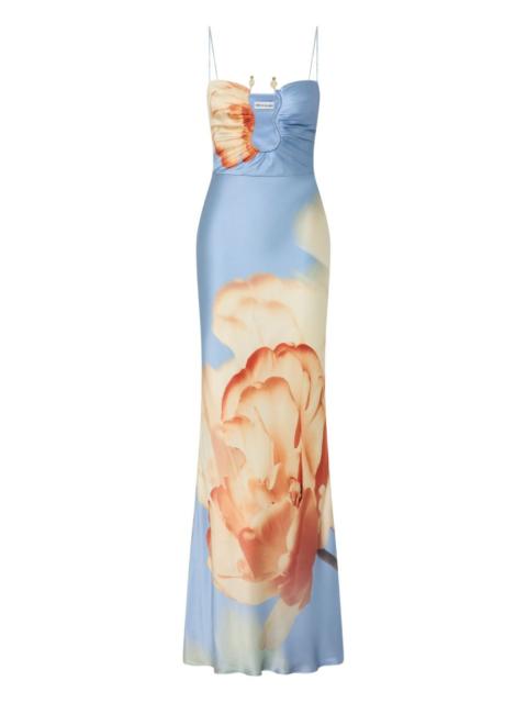 REBECCA VALLANCE cutout perez maxi dress
