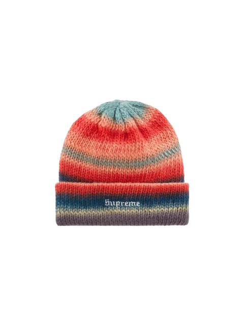 Supreme Ombre Stripe Beanie 'Navy'