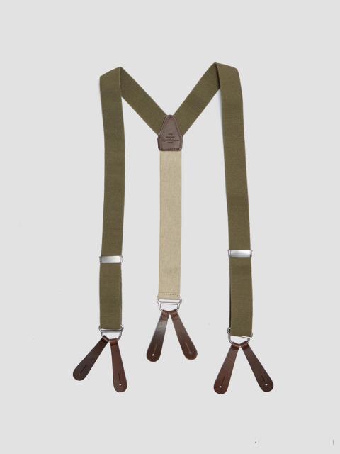 Nigel Cabourn Workwear Braces in Army Green