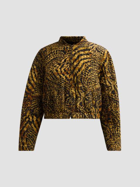 ULLA JOHNSON Women's Yara Printed Silk Jacket - Wren
