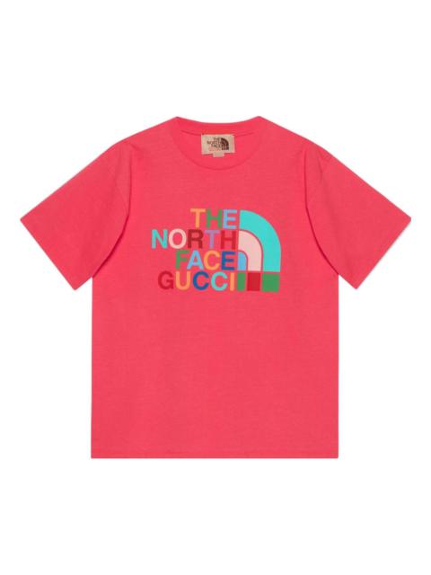 Gucci x The North Face Cotton T-Shirt 'Pink' 616036-XJDTV-5519