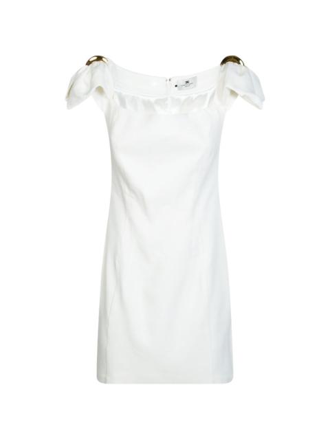 ELISABETTA FRANCHI ring-detail mini dress