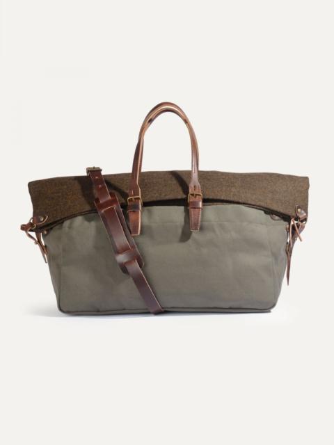 Bleu de Chauffe CABINE TRAVEL BAG - KHAKI BM / TWEED