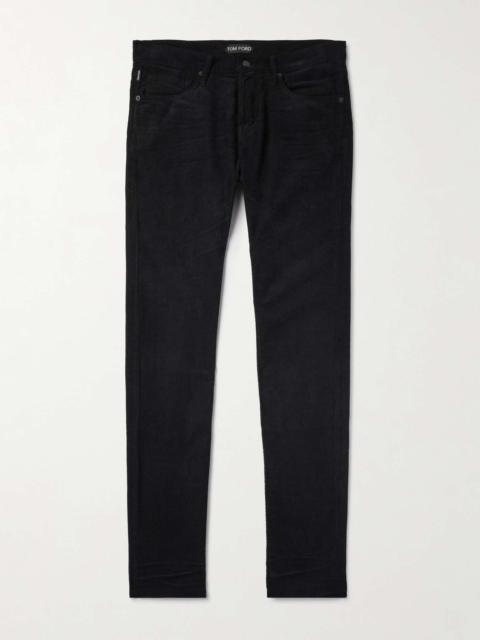 TOM FORD Slim-Fit Straight-Leg Cotton-Blend Corduroy Trousers
