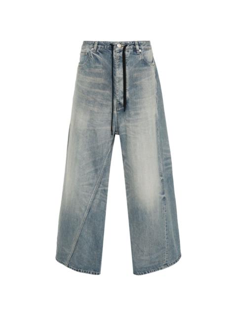 BALENCIAGA twisted wide-leg jeans