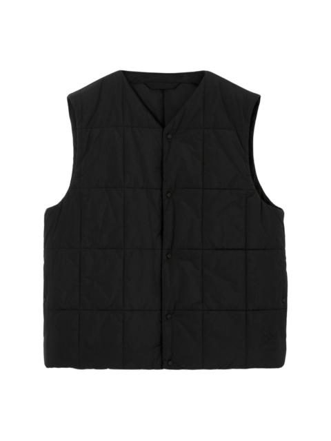 Burberry press-stud fastening quilted gilet
