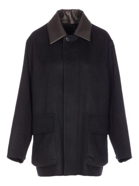 AURALEE point-collar coat