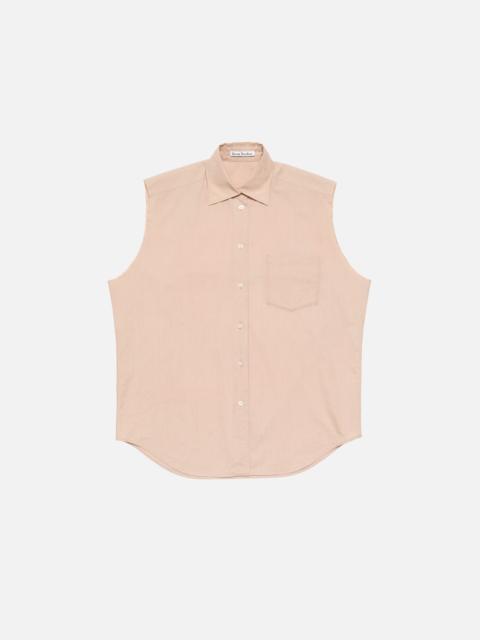 Acne Studios Sleeveless silk blouse - Powder pink