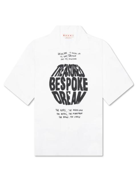 Marni CUFFS COMPACT SHIRT - STONE WHITE