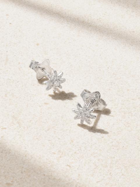 DAVID YURMAN Starburst 18-karat White Gold Diamond Earrings