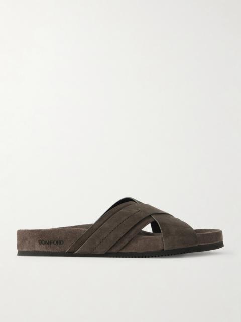 TOM FORD Wicklow Suede Sandals