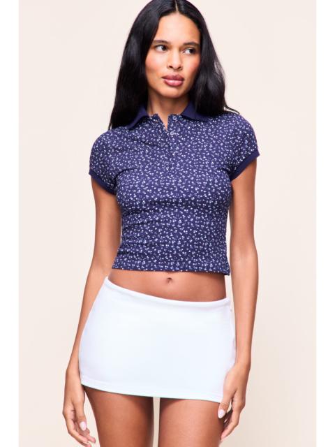 GUIZIO MICRO MINI DENIM SKIRT