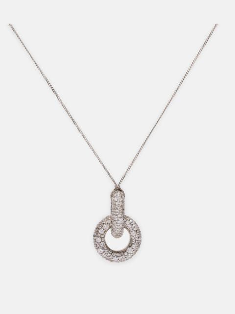 Max Mara Embellished pendant necklace