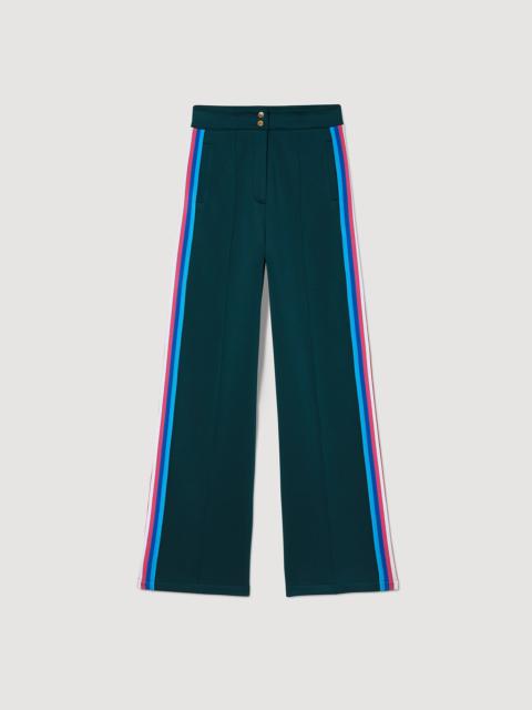 Sandro TROUSERS WITH SIDE STRIPES
