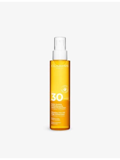 CLARINS Glowing Sun high-protection hair and body oil SPF 30 50ml