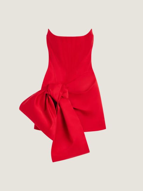 Givenchy MINI BUSTIER DRESS IN SATIN WITH BOW