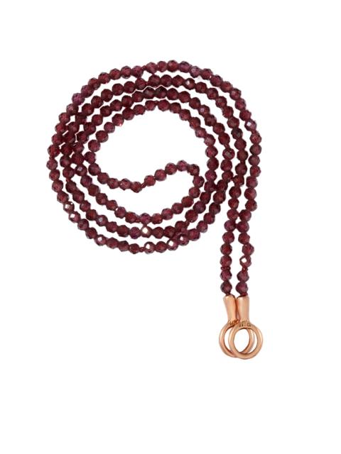 MARLA AARON Garnet Itty Bitty Strand Necklace