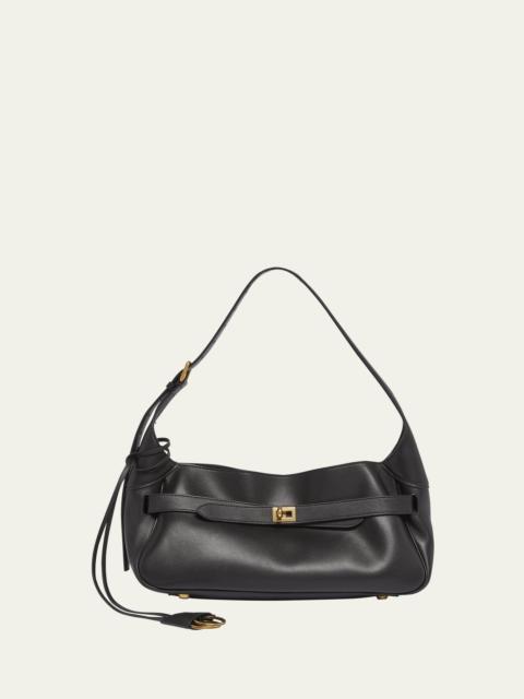 BALENCIAGA Rodeo Sling Pochette Smooth Leather Shoulder Bag
