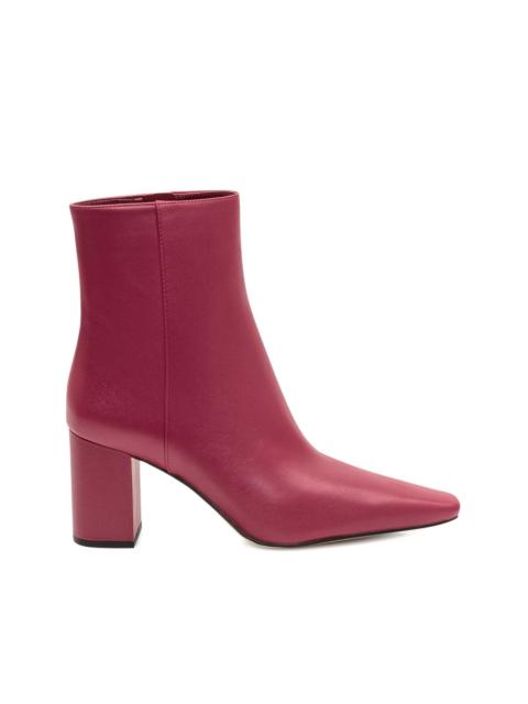MICHAEL KORS 75mm Elise zip-detail block-heel ankle boots
