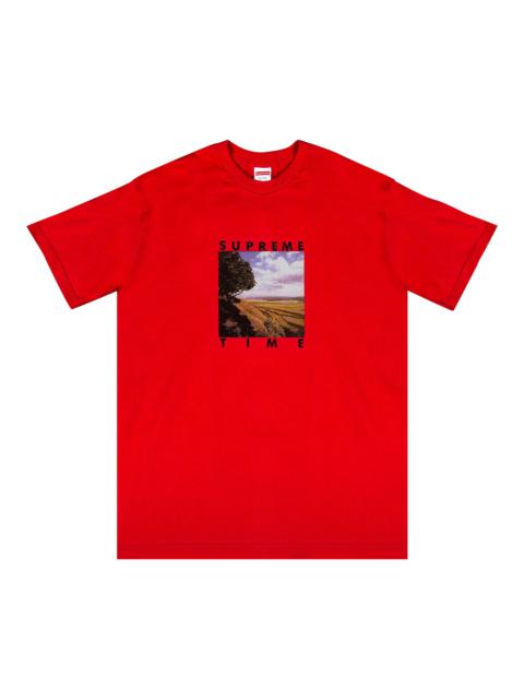 Supreme Supreme Time Tee 'Red'