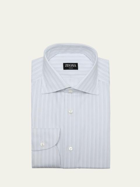 Men's Trecapi Cotton Micro-Stripe Dress Shirt