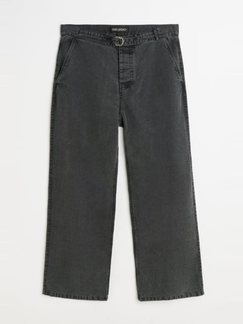 Our Legacy Stern Chino Black Enzyme Canvas