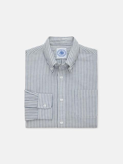 J. PRESS BENGAL STRIPE CHAMBRAY SPORT SHIRT - CLASSIC FIT