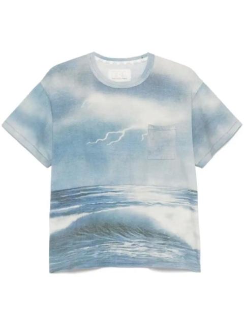 ERL landscape-print T-shirt