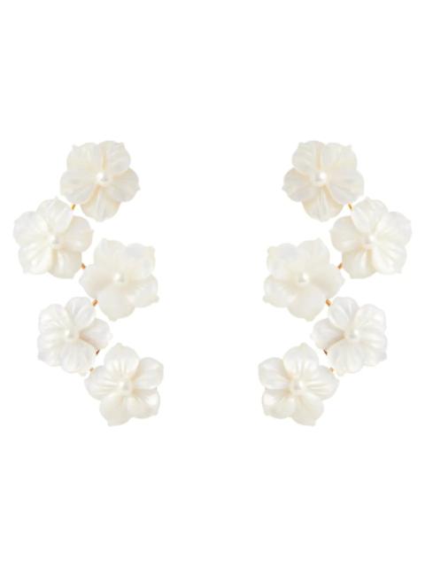 Mari floral earrings