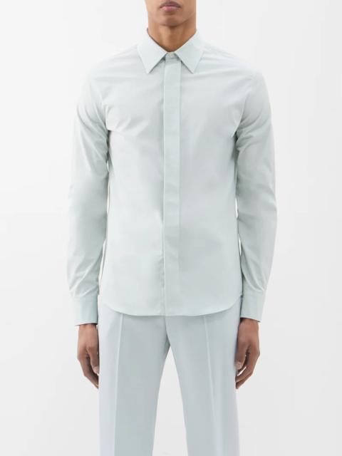 Alexander McQueen Single-cuff poplin formal shirt