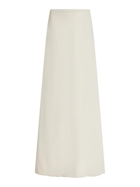 Clavier Jersey Maxi Skirt ivory