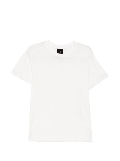 thom/krom distressed-effect T-shirt