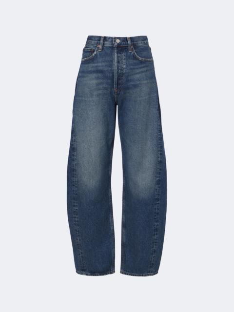 AGOLDE Luna Pieced barrel-leg jeans