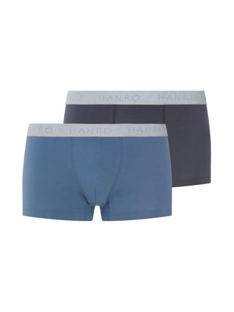 HANRO Cotton Essentials 2-Pack Cotton Boxer Briefs