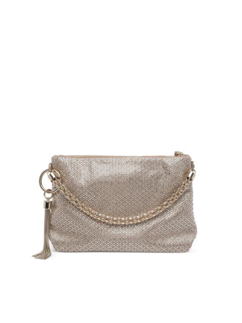 JIMMY CHOO Callie chain crystal-embellishment clutch