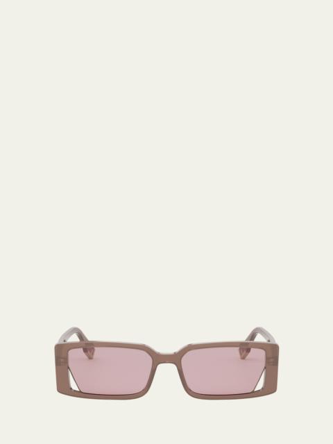 FENDI Fendi Way Rectangle Sunglasses