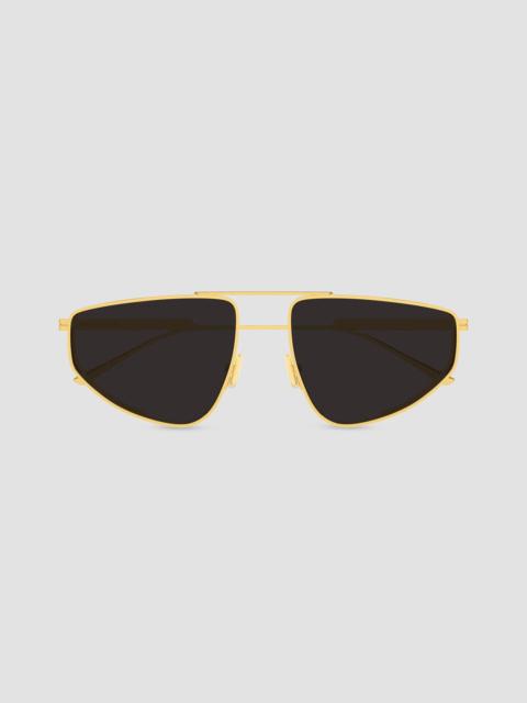 Bottega Veneta Women's Light Ribbon 59MM Geometric Sunglasses - Gold Black