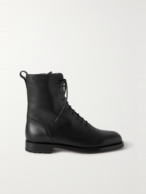 Manolo Blahnik Planigia leather ankle boots