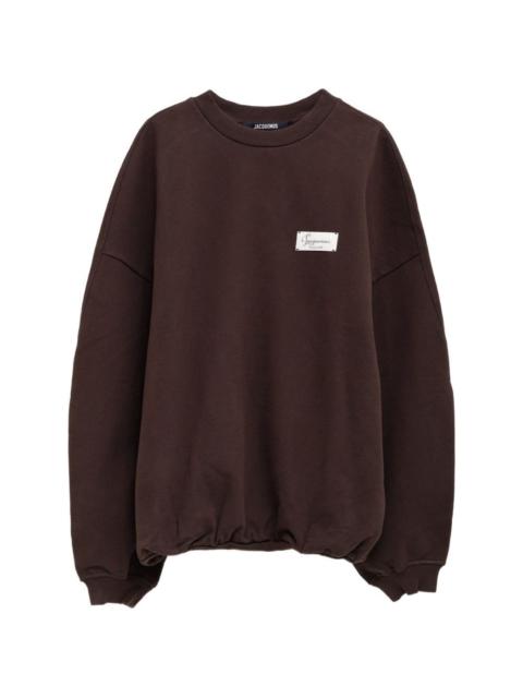JACQUEMUS Cotton fleece sweatshirt