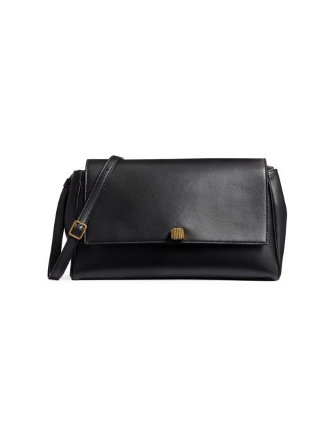 KHAITE Women's Audrey Leather Crossbody Bag - Black