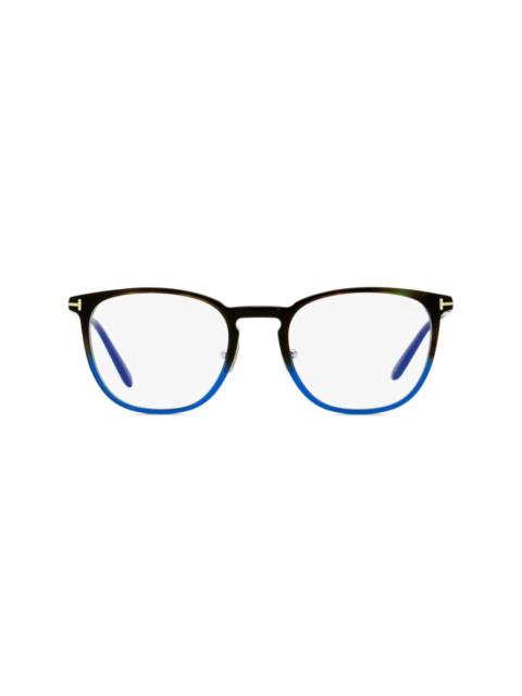 TOM FORD Blue Block square-frame glasses
