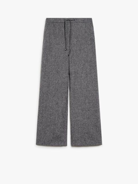 'S Max Mara MINA Wool buttoned jogging trousers