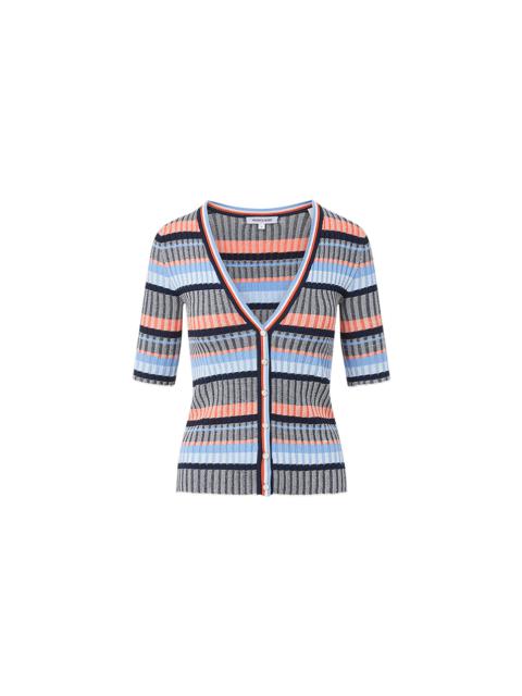 VERONICA BEARD CALLIOPE RIBBED CARDIGAN