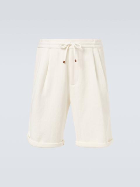 Brunello Cucinelli Linen gabardine bermuda shorts