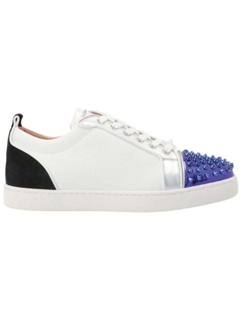Christian Louboutin Christian Louboutin Louis Junior Spikes Orlato Flat White Purple Black