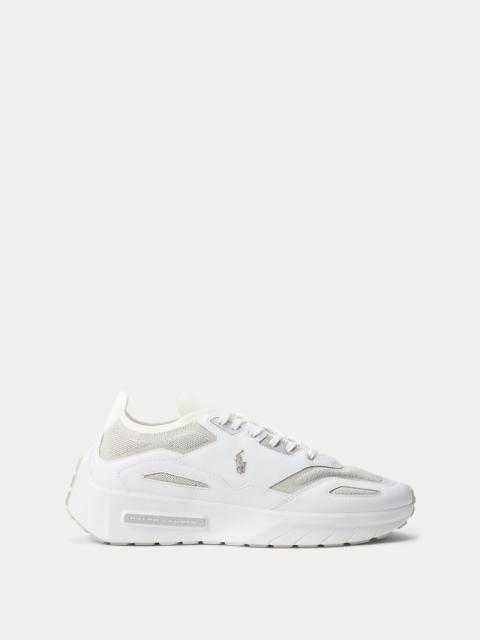 Polo Ralph Lauren Boerum Leather-Paneled Knit Sneaker