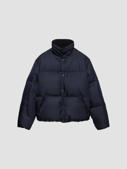 Prada Men's Medium-Weight Re-Nylon Down Jacket - Blue