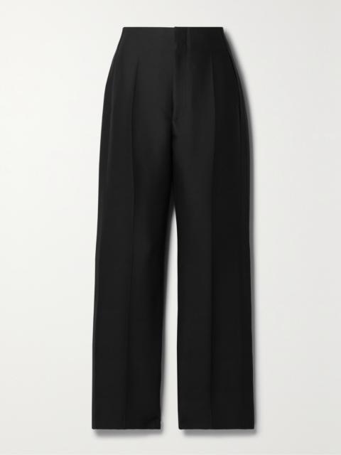 Hector Wool And Silk-blend Straight-leg Pants