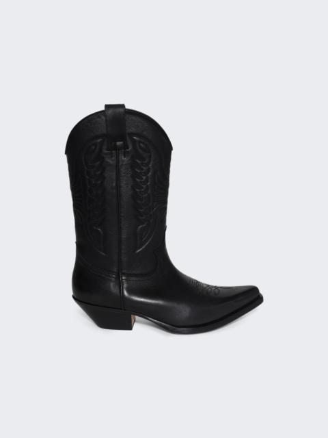 MM6 Maison Margiela Western Boot Black
