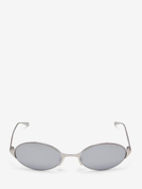 Alexander McQueen Neo Oval Sunglasses
